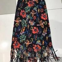 ราคา Issey Miyake กระโปรงจีบจีบ ลวดลายกราฟิตีและขอบกระดุม fringed เหมาะสำหรับฤดูใบไม้ผลิและฤดูร้อน (26343697366)