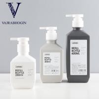 ราคา ขวดปั้มเหลี่ยมสีทึบ สำหรับใส่ครีมอาบน้ำ แชมพู น้ำยาล้างจาน สีทีบ สไตล์มินิมอล (23649721171)