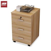 ราคา poodoo ตู้ลิ้นชักเก็บของ 3 ชั้น มีล้อเลื่อน ตู้ไม้เก็บเอกสาร อุปกรณ์สำนักงาน (14190344813)