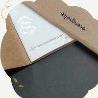 ราคา สมุดโน๊ตปกน้ำตาลเย็บลวด A.4 ตัด8 สมุดไม่มีเส้นกระดาษถนอมสายตา (40857022858)