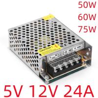 ราคา ✵50W 60W 75V 5V 12V 24V Power AC-DC 100-240V TO 5V 12V 24V 2A 3A 5A 10A Switching Power Supply Trans (24483471704)