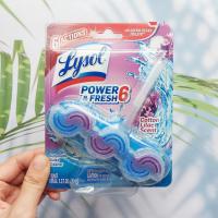 ราคา ผลิตภัณฑ์ทำความสะอาดโถชักโครก Power & Fresh 6 Automatic Toilet Bowl Cleaner Cotton Lilac scent (Lysol®) (11425024996)