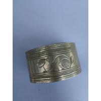 ราคา กำไลข้อมืองานทองเหลือง​ กะไหล่​เงิน​ (งานเก่า)​ (22769290643)