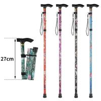 ราคา Outdoor Walking Sticks Hiking Camping Mountaineering Poles Telescopic Baton Trekking Poles Folding Cane Crutches Pole Un (43167423595)