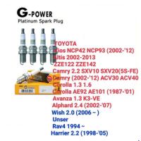 ราคา 4 ชิ้น Toyota Wish,Camry,Altis,VIOS, Avanza, Vellfire NGK G-POWER PLATINUM SPARK PLUG (45703649135)