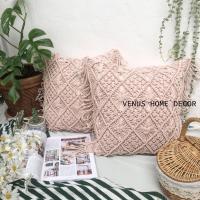 ราคา หมอนอิง แฮนด์เมดถัก Macreme สไตล์ BOHO (7235086826)