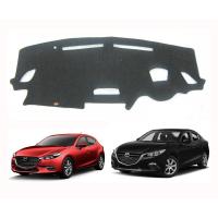 ราคา (1ชิ้น พรมปูคอนโซลหน้ารถยนต์ มาสด้า 3 สกายแอคทีพ (ใหม่) 2014 - 2020 NEW MAZDA 3 SKY ACTIVE พรมหน้ารถ พรมปูคอนโซล (8216746777)