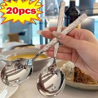 ราคา ช้อนกลาง ช้อนสแตนเลส สำหรับตักน้ำแกง ช้อนซุป ช้อนกลางด้ามยาว ช้อนซุปสแตนเลส ช้อนโต๊ะ ช้อนเกาหลี ช้อนด้ามยาว ช้อนหางยาว (42911699498)