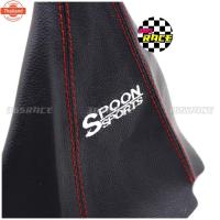 ราคา ถุงเกียร์ซิ่ง หนัง PVC *หนังดำด้ายแดง ขอรูสีดำ ถุงเกียร์ ถุงหุ้มเกียร์ - 365RACE (46550620644)