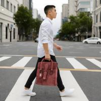 ราคา Acne Studios Suede Burgundy (56951135005)