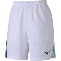 ราคา Mizuno Tennis Badminton Game Pants Unisex 62JBB022 White Navy Blue Turquoise XS (43515263985)