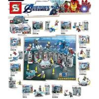 ราคา ส่งฟรีEMSไม่ต้องใช้โค้ด SY1322: Iron Man's Hall of Armor Pods with Minifigs (เลโก้จีน ห้องหุ่น ห้องแล็บ ไอรอนแมน) (2745775595)