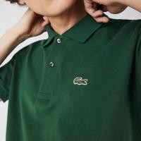 ราคา Lacoste Men's Short Sleeve Polo Shirt ของแท้ ทำจากฝ้ายบริสุทธิ์ สไตล์คลาสสิก (48402813617)