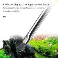 ราคา (ส่วนลดสูง)oyalking.th Aquarium Algae Brush Aquarium Accessory Fish Tank Cleaning Tool Stainless Steel Hard Water C (43855965881)