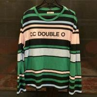 ราคา เสื้อยืดแขนยาวลายเขียว ยี่ห้อ cc oo ของแท้ผู้หญิงไซด์ m (3416733207)