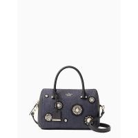 ราคา ของแท้ Kate Spade cameron street embellished denim large lane - Port Blue **พร้อมส่ง** (24709757466)