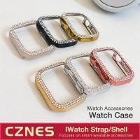 ราคา สุภาพสตรีสองแถวเพชรนาฬิกากรณีกันกระแทกกรอบนาฬิกากรอบป้องกันกรอบกรณีสําหรับ Apple Watch S11 SE3 Ultra3 S10 S9 S8 SE S7 S6 Ultra 49 มม.46 มม.42 มม.40 มม.44 มม.41 มม.45 มม.Iwatch กรณี (29740774358)