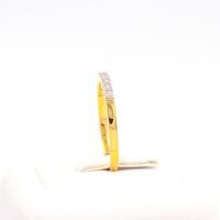 ราคา Lucky Gems แหวนทองแท้ 9k (37.5%) เพชร CZ แหวนแถว 9kcz103 (26764102610)