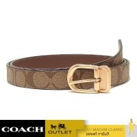 ราคา NEW เข็มขัดผู้หญิง COACH CF270 SIGNATURE CLASSIC BUCKLE BELT (IMBDX) (28369371496)