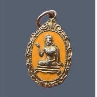 ราคา เหรียญนางกวักหลังสาริกาคู่ ลงยาสีเหลือง กะหลั่ยทองสวยงาม เด่นในด้านเมตตาค้าขายดี (28251023690)