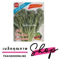 ราคา มินิบร็อคโคลี่ เบบี้บร็อคโคลี 10 เมล็ด ตราตองสาม （333）เครือสามเอ (AAA） (7365929218)