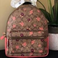 ราคา COACH F66881 MEDIUM CHARLIE BACKPACK IN SIGNATURE CANVAS WITH TOSSED PEONY PRINT (2340990521)