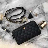 ราคา New item KEEP ' Carla ' 2zipper bag กระเป๋าสะพายข้าง แบบช่อง 2 ซิป (1053277360)