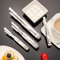 ราคา 9 นิ้ว simple สแตนเลสถ่าน Clipper BIG ICE TONG ICE cube คลิปอาหาร Tong BBQ บุฟเฟ่ต์แหนบอาหาร ICE Ke (53751988067)