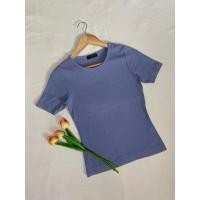 ราคา เสื้อยืดยูนิโคล่ผ้าร่อง uniqlo สีม่วง (29755914149)