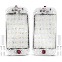 ราคา ไฟ LED โดม, ไฟภายใน RV 12v-85v 800 Lumens Super Bright RV LED เพดานโดมไฟพร้อมสวิตช์เปิด/ปิดไฟ RV ภายในสําหรับรถยนต์/RV/Trailer/รถบรรทุก/แคมป์/เรือ (2 ชิ้น) (49352301165)