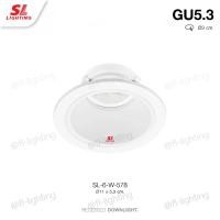 ราคา SL Lighting โคมไฟดาวน์ไลท์ฝังฝ้า MR16 GU5.3 / โคมฝัง Down Light SL-6-W-578, SL-6-B-578 (22444906173)