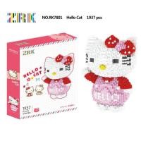 ราคา ตัวต่อ เลโก้ นาโนบล็อค มินิบล็อค คิตตี้ nanoblock mini block KITTY ZRK RK7801 (2395886420)