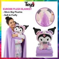 ราคา ของเล่น Kuromi หมอนผ้าห่ม 2 in 1 Selimut Kuromi Budak Cinnamoroll Banket ตุ๊กตา Kuromi ผ้าห่ม Selimut Melody ผ้าห่ม (27241960667)