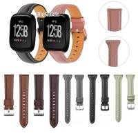 ราคา สายหนังแท้แบบบางสําหรับ Fitbit Versa Lite SE Versa 2 3 4 Sense 2 สร้อยข้อมือแฟชั่น (56852630001)