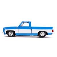 ราคา รถโมเดล JADA31606 รถกระบะ1985 chevy c-10 1/24 สีฟ้า ประตูข้าง หน้ารถหลังรถเปิดได้ (5344197069)