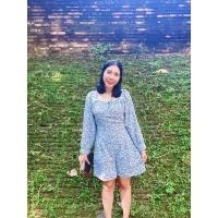 ราคา [USED] จั้มกางเกงขาสั้น ลายดอกเดซี่ สีฟ้า (17391341634)