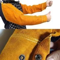 ราคา ปลอกแขนเชื่อม เซปเบอร์ ทนความร้อนเปลวไฟไม่ติดซับหนังเชื่อมทํางานแขน,หนาป้องกันการลวกระบายอากาศหนังวัวหนังแขนยามเชื่อมงาน (41165841638)