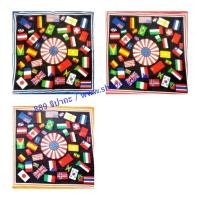 ราคา Cotton ผ้าฝ้าย 100% All national countries ผ้าโพกหัว ผ้าพันคอ คาวบอย ผ้าเช็ดหน้า ผืนใหญ่ ลายธงชาติ ประเทศต่างๆ 20 นิ้ว (9437051622)