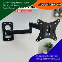 ราคา Universal Telescopic Wall Monitor TV Bracket สําหรับขนาด 10-32 นิ้ว Vesa 75x75 100x100 สามารถเอียง Strong Stable ประหยัดพื้นที่และโมเดิร์น Alanmasbro10 F3J6N2X70 (50903666994)