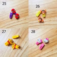 ราคา 2 แถม 1 ตัวล็อคถนอมสายชาร์จลายการ์ตูน ลายที่ 25-42 (612125592)