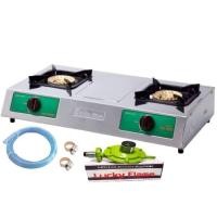 ราคา เตาแก๊สลัคกี้เฟลม รุ่น HQ-102S สแตนเลสทั้งตัว หัวเตาทองเหลืองแท้ พร้อมอุปกรณ์ หัวปรับแรงดัน สายแก๊ส 2 เมตร ตัวรัด 2 ตัว (2812998585)