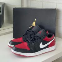 ราคา Nike Air Jordan 1 Low Bred Toe ⚡️ Size 9.5 US (ประมาณ 42.5-43) (44317900048)