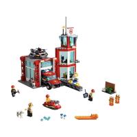ราคา ❗️SALES ❗️DISPLAYED MODEL เหมือนใหม่/มือสอง เลโก้ %ของแท้LEGO®️CITY #60215 Fire Station ♥️% Authentic♥️ (9680029027)