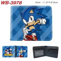 ราคา กระเป๋าสตางค์ หนัง PU ใบสั้น ลายการ์ตูนเม่นโซนิค ขนาดเล็ก เหมาะกับของขวัญ สําหรับเด็ก (20577600507)