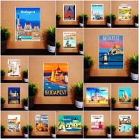 ราคา แม่เหล็กติดตู้เย็น ฮังการี บูดาเปสต์ 2×3 นิ้ว Fridge magnet Hungary Budapest Souvenir SET A 2x3" (3477677847)