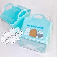 ราคา ที่เก็บดินสอทรงตะกร้ามีหู กล่องใส่ของอเนกประสงค์ ลาย we bare bears (2319842133)
