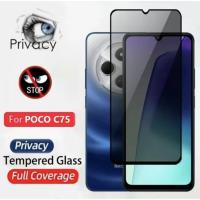 ราคา ฟิล์มกันเสือกเต็มจอ For POCO C75 ฟิล์มกระจกนิรภัย ฟิล์มกันแอบมอง กันรอยหน้าจอกันกระแทก (25488451626)
