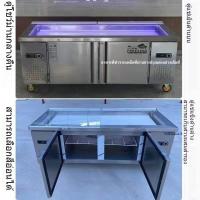 ราคา โต๊ะน้ำแข็งทะเลโต๊ะน้ำแข็งสแตนเลสซูเปอร์มาร์เก็ตเชิงพาณิชย์โรงแรมตู้โชว์แช่แข็งตู้แถวเดียวตู้เก็บของสดแนวนอน[NEW] (28814923804)