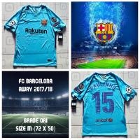 ราคา เสื้อ Barcelona Away 2017 / 18 Barca PAULINHO 15 Size M (52601284011)