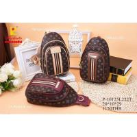 ราคา กระเป๋าคาดอก (คาด-อก) แบรนด์แท้ Parlontis ขนาด 7 นิ้ว รหัสรุ่น P-10125 (7049243848)